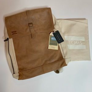 Toms Trekker Canvas Leather Backpack